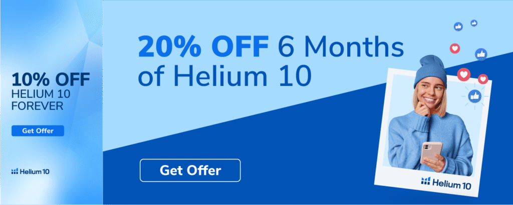 Helium 10 — Click to claim the discount